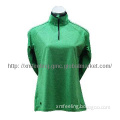 Womens Long Sleeve Green T Shirt